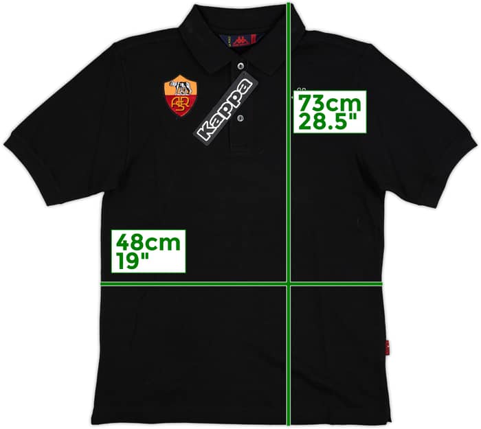 2007-08 Roma Kappa Polo Shirt (S)