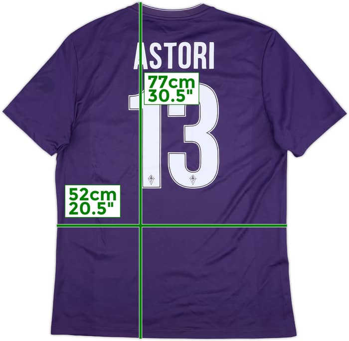 2015-16 Fiorentina Home Shirt Astori #13 (XL)