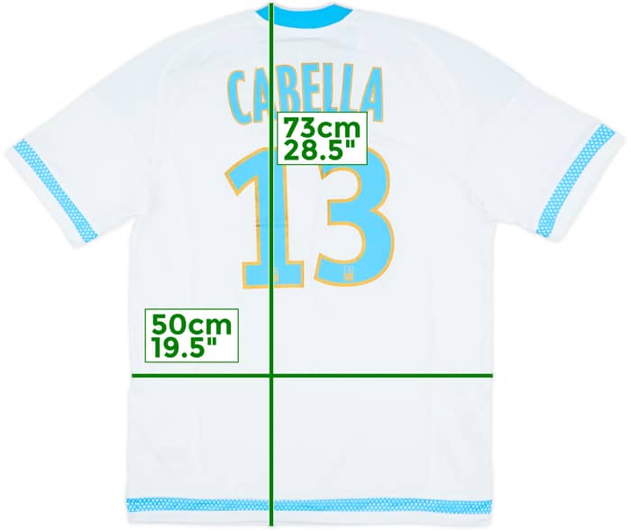 2015-16 Olympique Marseille Home Shirt Cabella #13 (M)