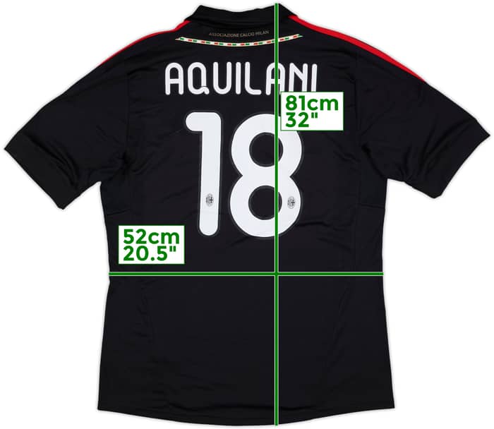 2011-12 AC Milan Third Shirt Aquilani #18 (L)