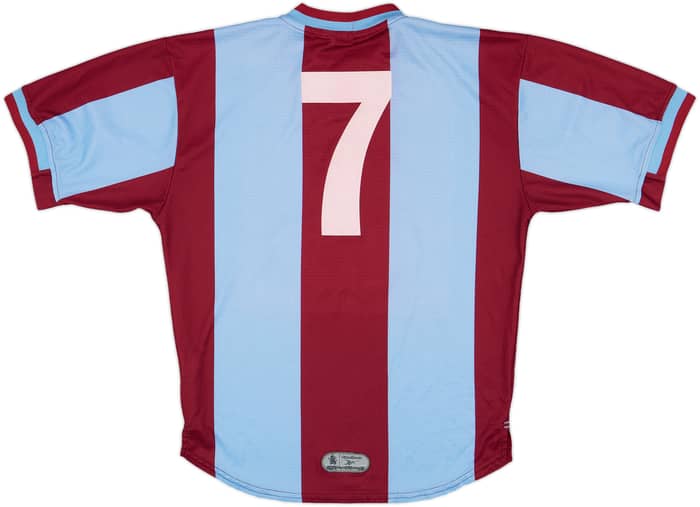 1999-00 Aston Villa Home Shirt #7 - 8/10 - (S)