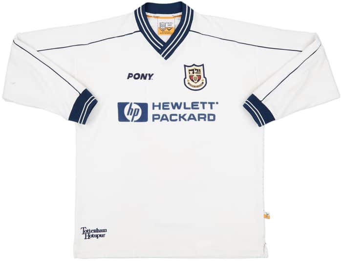 1997-99 Tottenham Home L/S Shirt Dominguez #20 - 5/10 - (L)