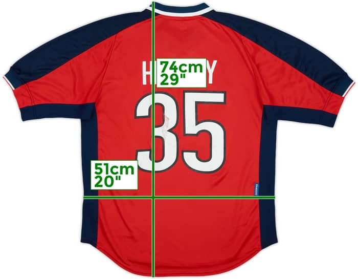 1998-99 Rangers Away Shirt Hendry #35 - 7/10 - (M)