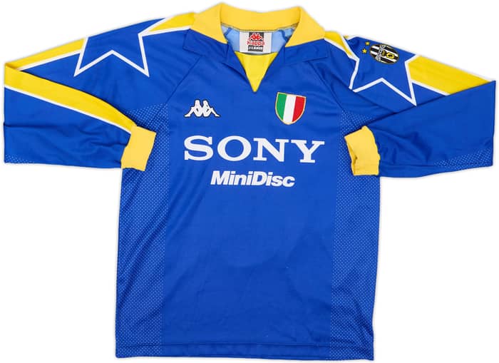 1996-97 Juventus Away L/S Shirt Del Piero #10 - 7/10 - (L.Boys)