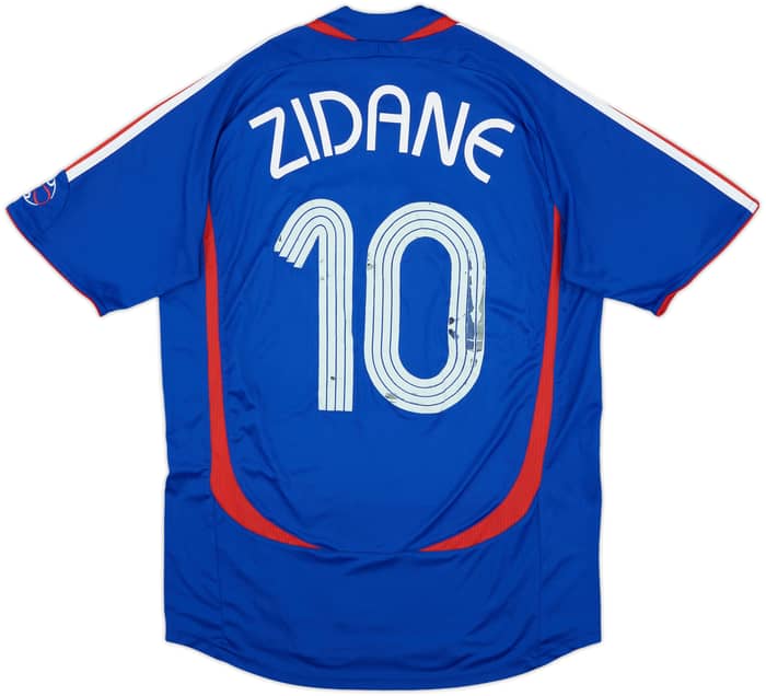 2006-07 France Home Shirt Zidane #10 - 5/10 - (M)
