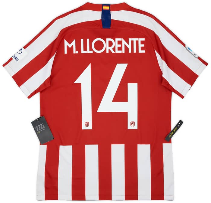 2019-20 Atletico Madrid Home Shirt M.Llorente #14 (M)