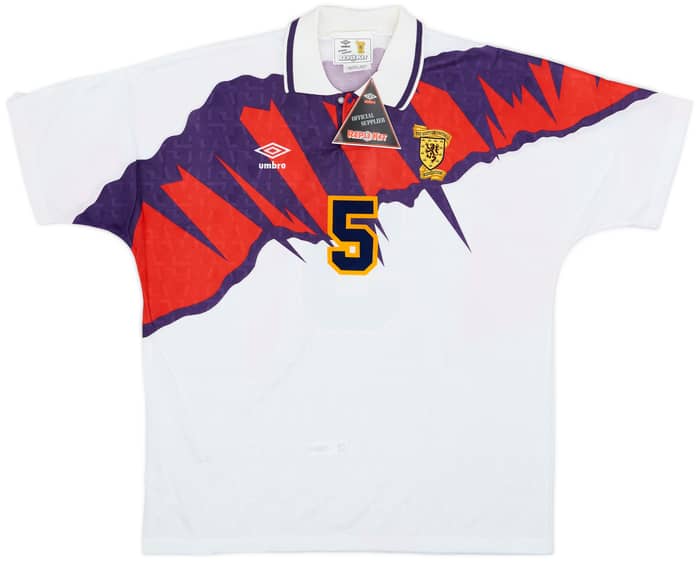 1991-93 Scotland Away Shirt McCoist #5 (L)