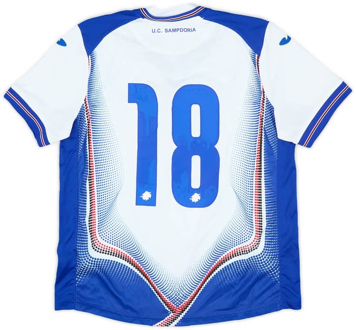 2019-20 Sampdoria Away Shirt #18 - 9/10 - (XS)