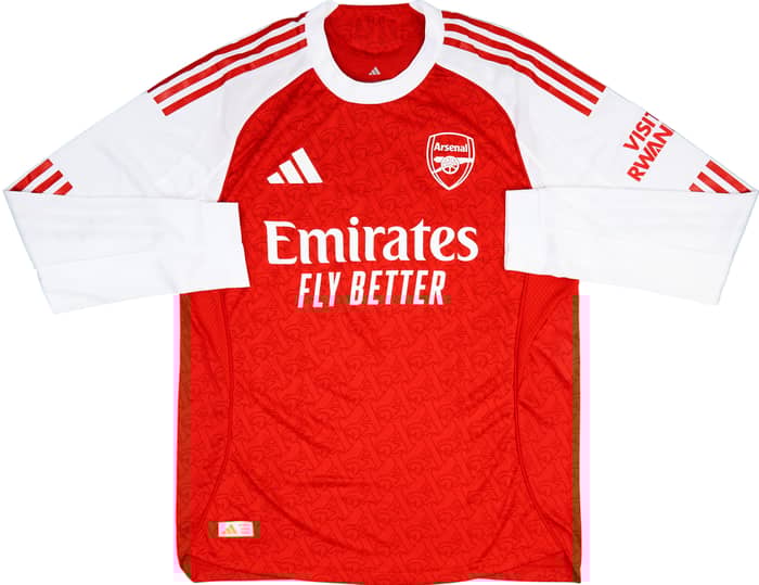 2025-26 Arsenal Authentic Home L/S Shirt Rice #41