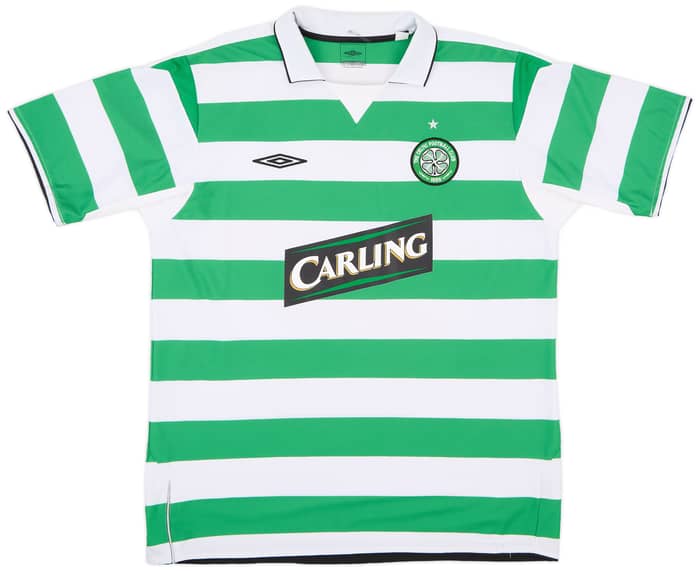 2004-05 Celtic Home Shirt Lennon #18 - 9/10 - (XL)