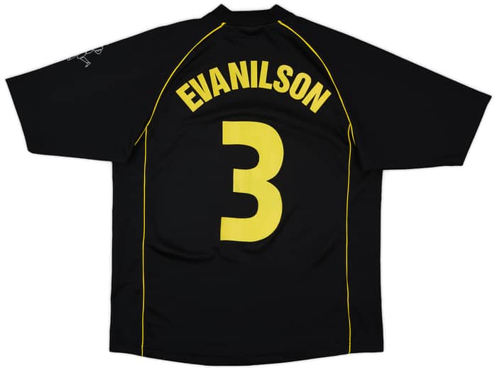 2001-02 Borussia Dortmund European Away Shirt Evanilson #3 - 6/10 - (M)