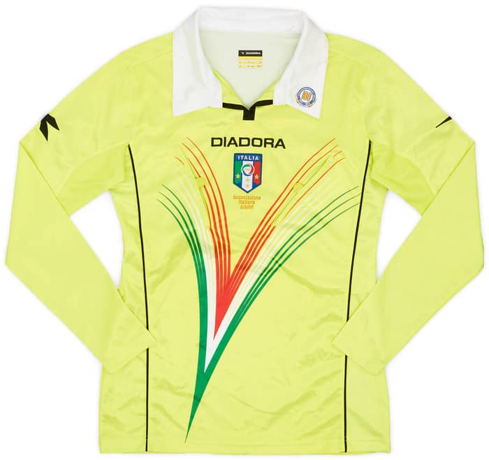 2011-12 Italy Diadora Centenary Referee L/S Shirt - 6/10 - (XS)