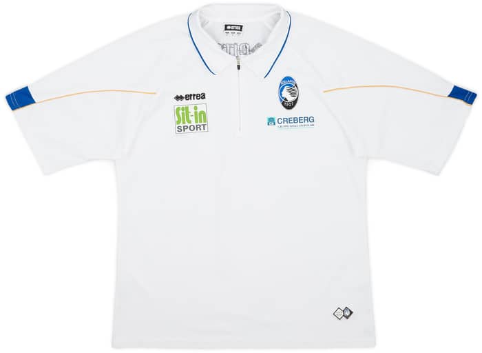 2007-08 Atalanta Errea 1/4 Zip Polo Shirt - 7/10 - (L)