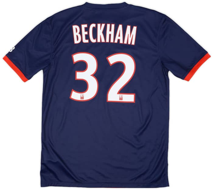 2013-14 Paris Saint-Germain Home Shirt Beckham #32 (M)