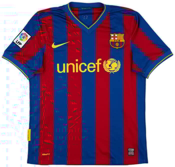 2009-10 Barcelona Home Shirt Messi #10 - 7/10 - (S)