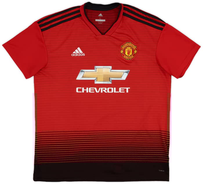 2018-19 Manchester United Home Shirt Shaw #23 - 9/10 - (L)