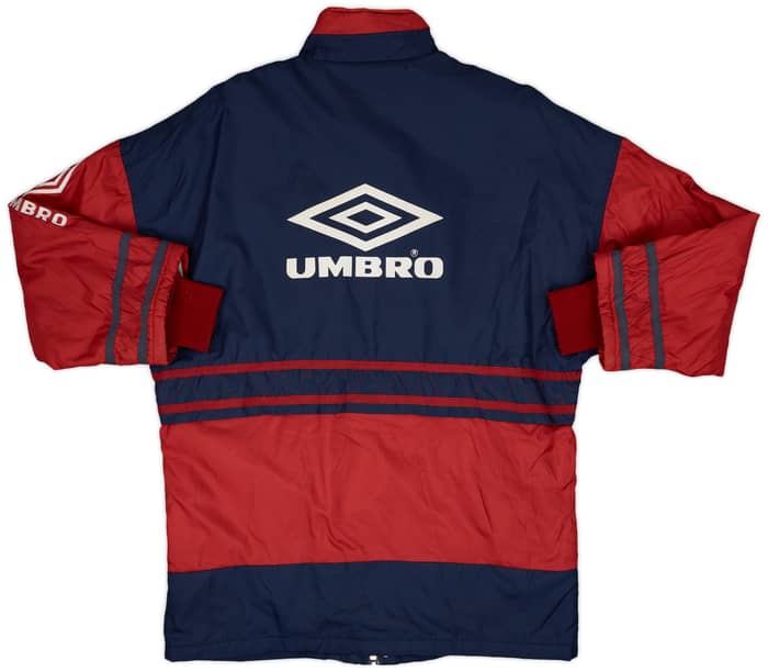 1995-97 England Umbro Padded Bench Coat - 8/10 - (M)