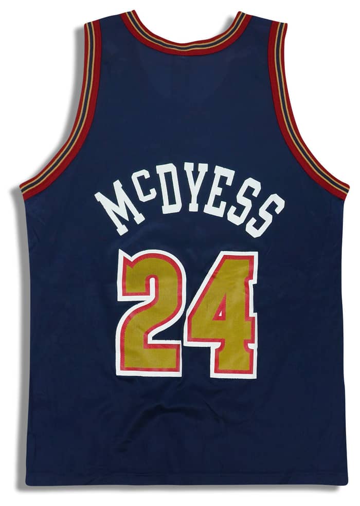 1995-97 Denver Nuggets McDyess #24 Champion Jersey (Away) M