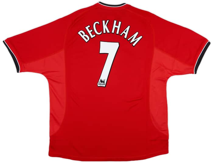 2000-02 Manchester United Home Shirt Beckham #7 (XXL)