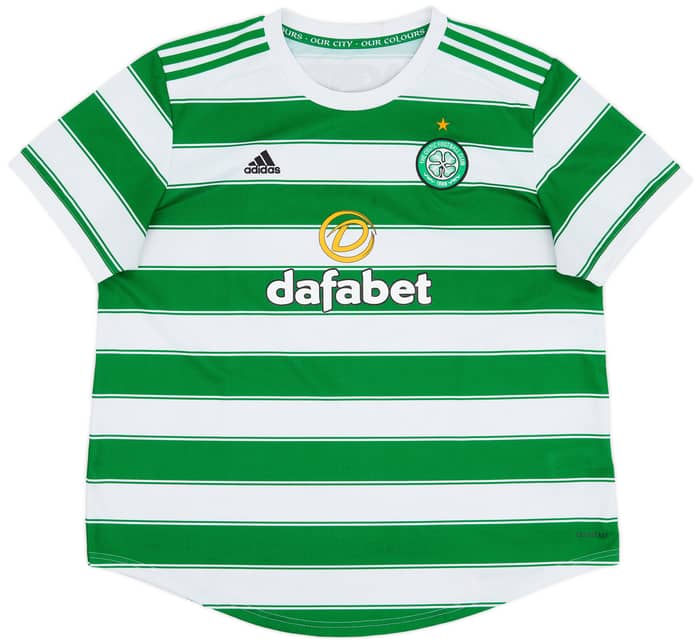 2021-22 Celtic Home Shirt - 7/10 - (XXL)