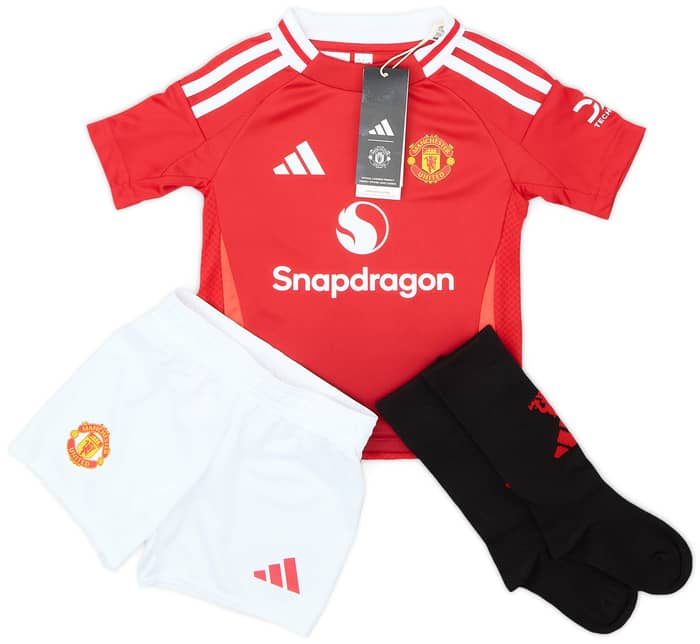 2024-25 Manchester United Home Full Kit (Little Kids)