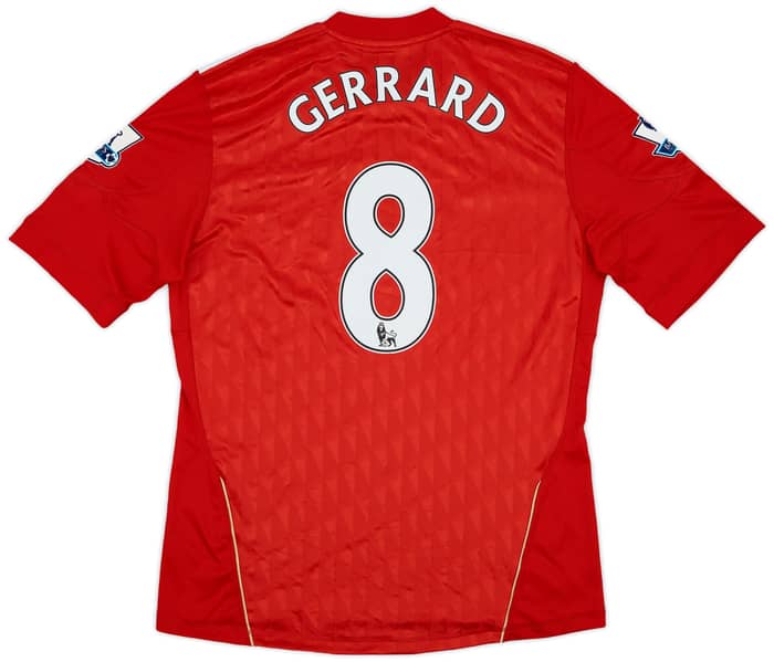 2010-12 Liverpool Home Shirt Gerrard #8 - 5/10 - (M)