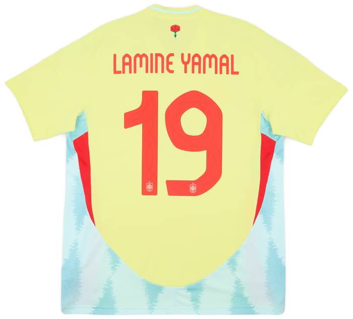 2024-25 Spain Away Shirt Lamine Yamal #19
