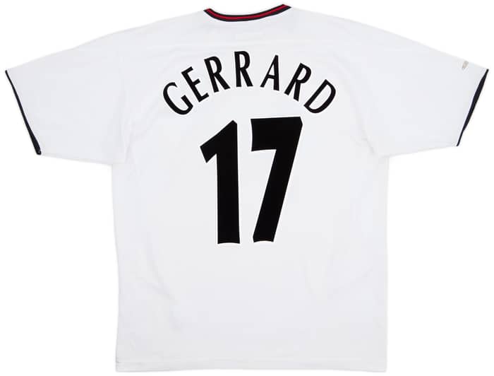 2003-04 Liverpool Away Shirt Gerrard #17 - 5/10 - (M)