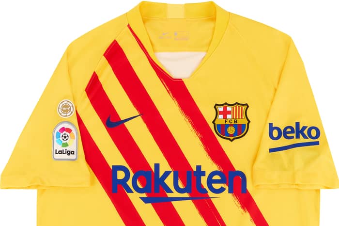 2019-20 Barcelona 'Senyera' Fourth Shirt Messi #10