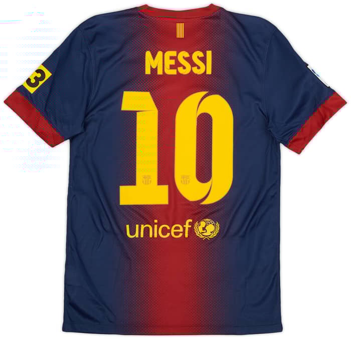 2012-13 Barcelona Home Shirt Messi #10 - 7/10 - (S)