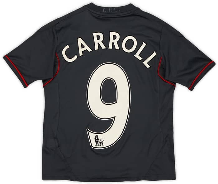 2011-12 Liverpool Away Shirt Carroll #9 - 6/10 - (7-8 Years)