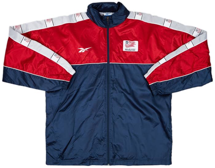 1998-99 New England Revolution Reebok Track Jacket - 7/10 - (L)