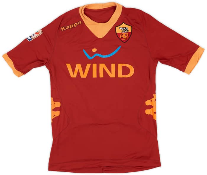 2011-12 Roma Home Shirt De Rossi #16 - 7/10 - (M)