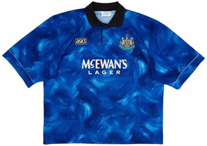 1993-95 Newcastle Away Shirt Cole #9 - 5/10 - (XXL)