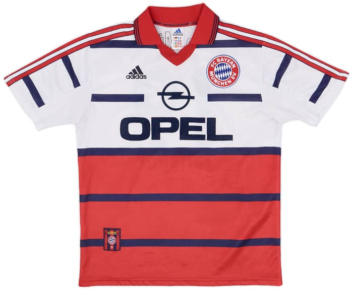 1998-00 Bayern Munich Away Shirt Jancker #19 - 8/10 - (XL.Boys)