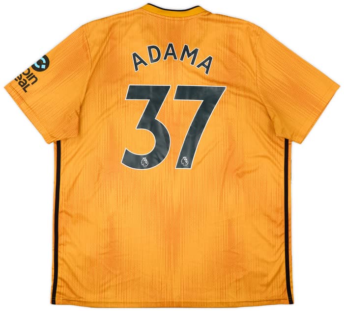 2018-19 Wolves Home Shirt Adama #37 - 9/10 - (XXL)