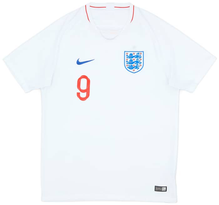 2018-19 England Home Shirt #9 - 9/10 - (L)