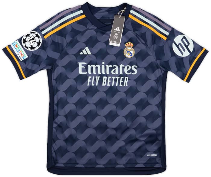 2023-24 Real Madrid Away CL Shirt Kross #8 (XS.Kids)