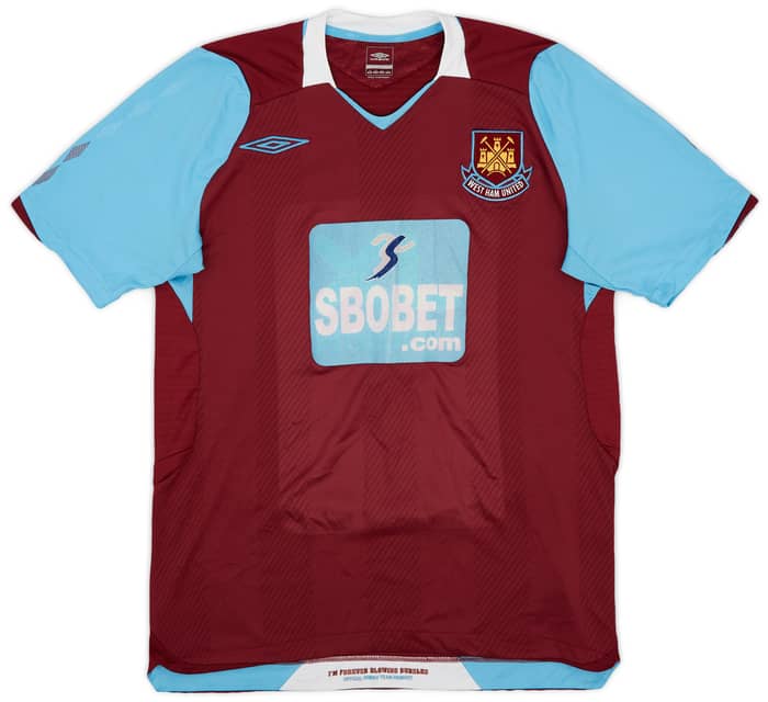 2008-09 West Ham Home Shirt Noble #16 - 7/10 - (M)