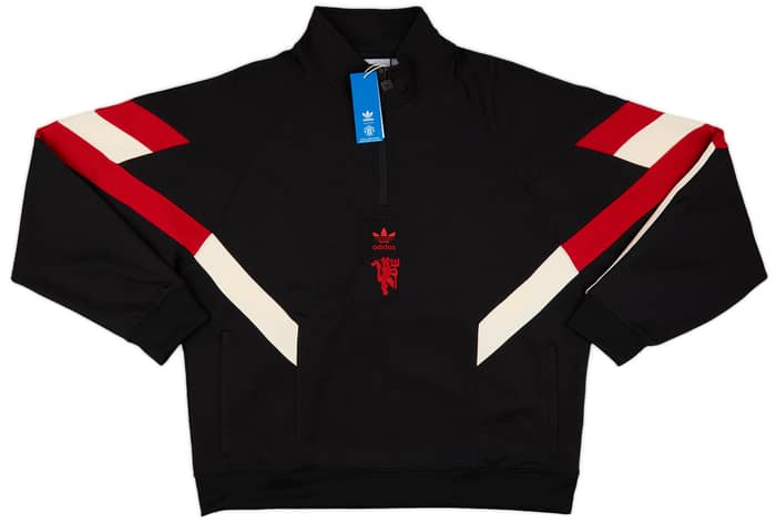 2024-25 Manchester United adidas Originals 1/4 Zip Sweat Top