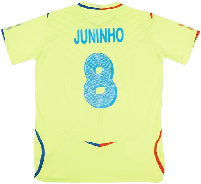 2008-09 Lyon European Shirt Juninho #8 - 7/10 - (XL)