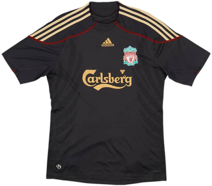 2009-10 Liverpool Away Shirt Gerrard #8 - 5/10 - (L)