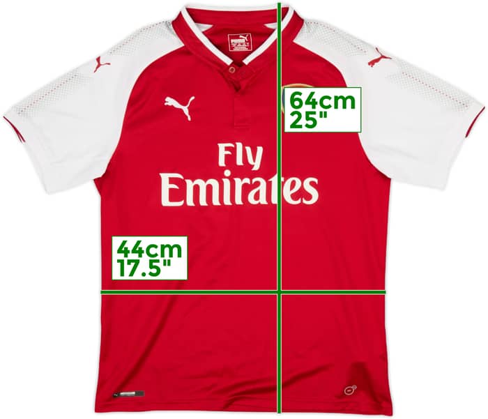 2017-18 Arsenal Home Shirt Ramsey #8 - 6/10 - (L)