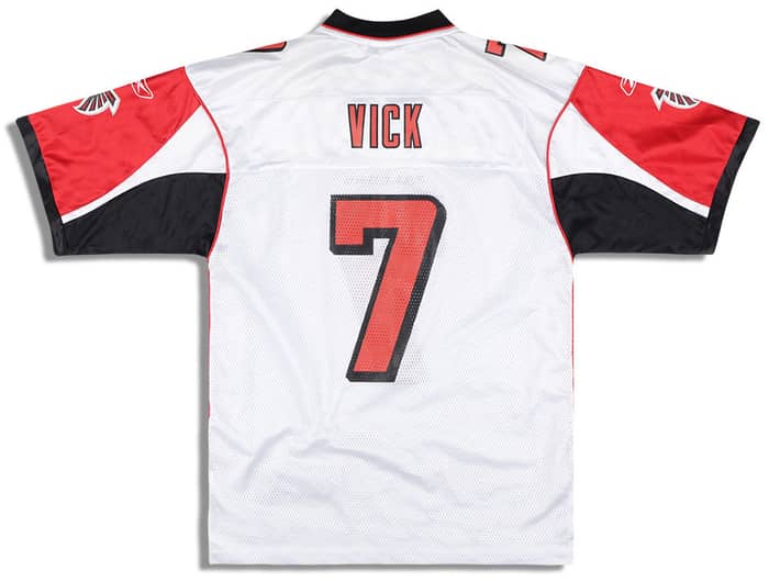2005-06 Atlanta Falcons Vick #7 Reebok On Field Jersey (Away) S