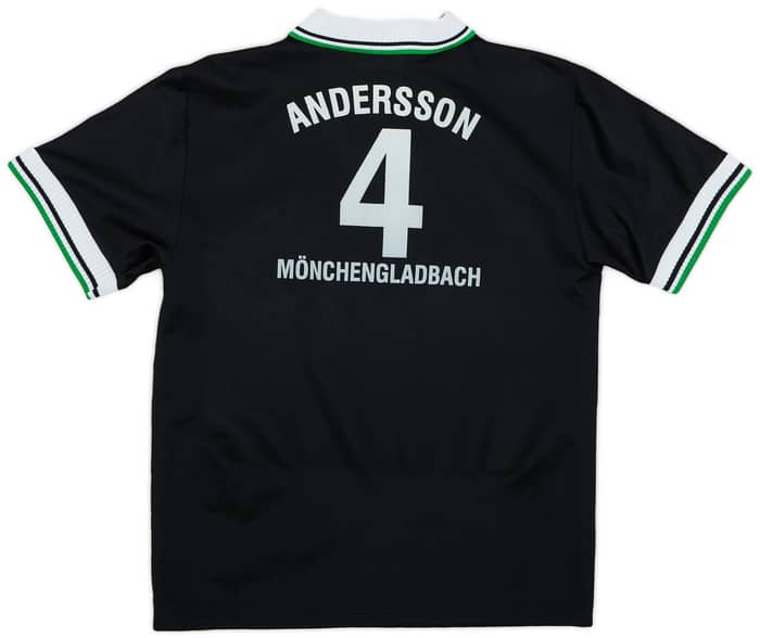 1996-97 Borussia Monchengladbach Away Shirt Andersson #4 - 8/10 - (S.Boys)