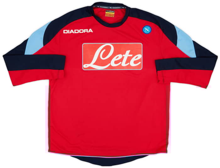 2015-16 Napoli Kappa Training L/S Shirt - 7/10 - (S)
