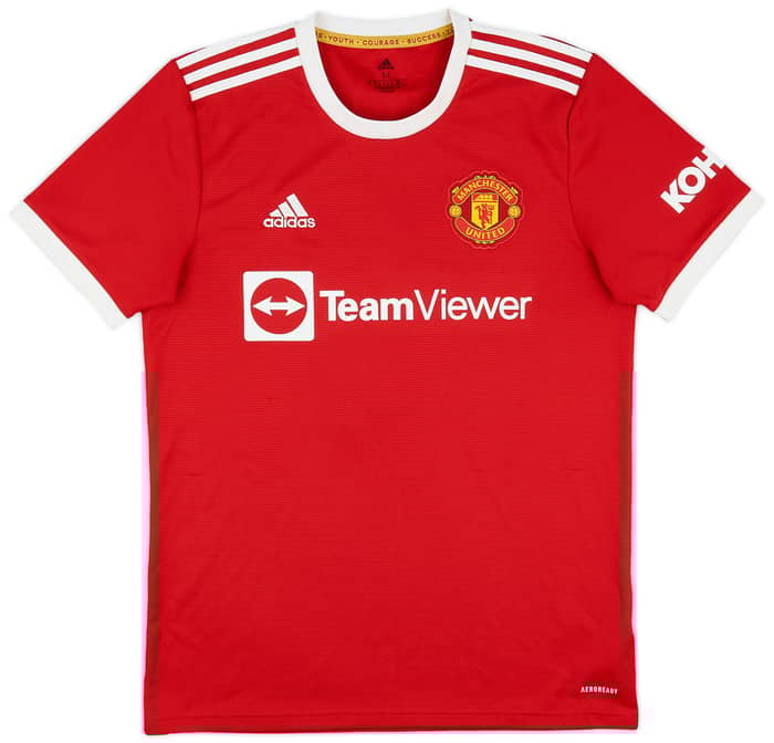 2021-22 Manchester United Home Shirt Rashford #10 - 8/10 - (M)