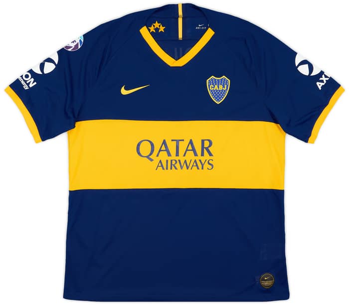 2019-20 Boca Juniors Authentic Home Shirt Abila #17 - 8/10 - (XL)