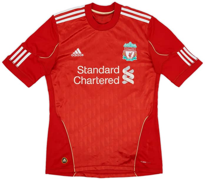 2010-12 Liverpool Home Shirt Gerrard #8 - 6/10 - (M)