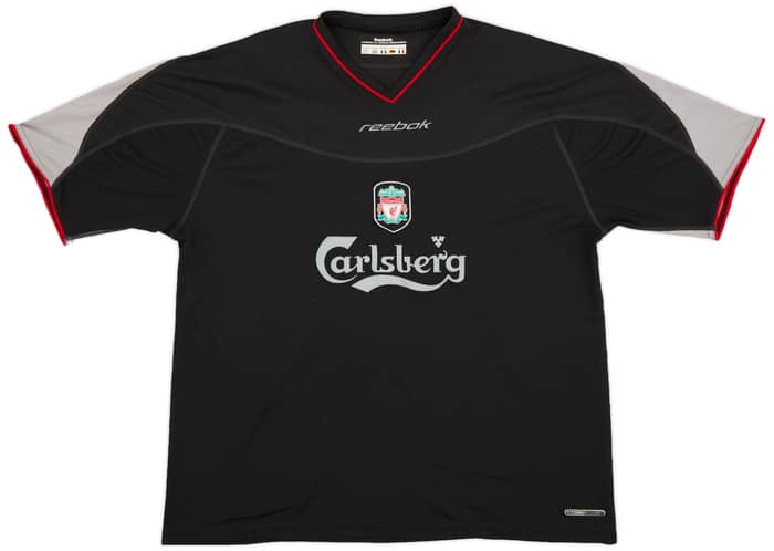 2002-04 Liverpool Away Shirt Gerrard #17 - 9/10 - (XL)
